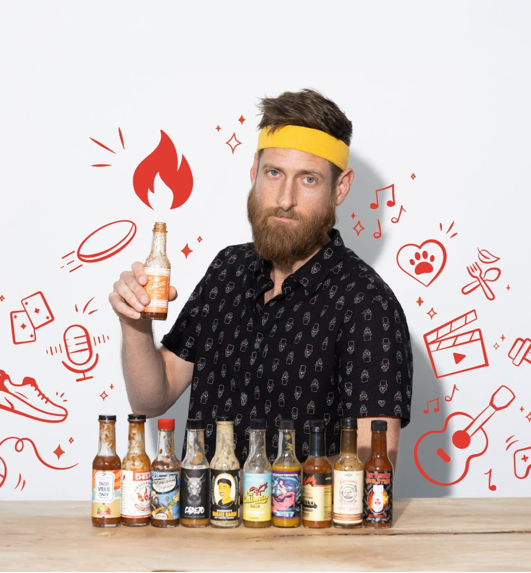 Brian McCulloh Loves Hot Sauce